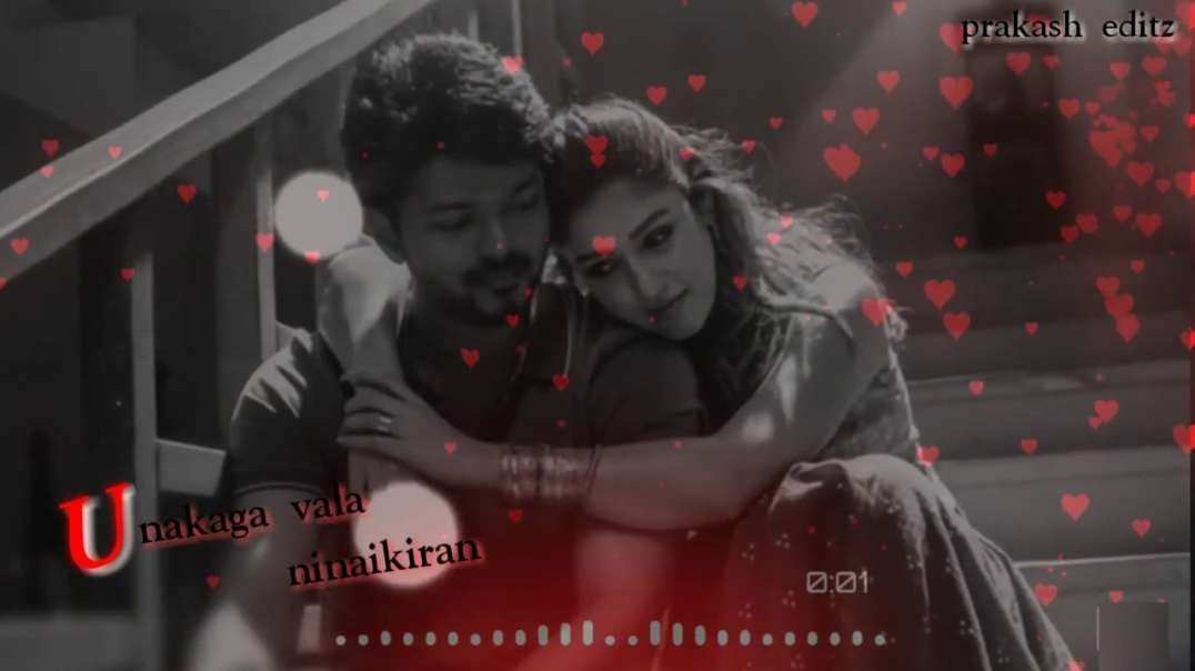 Unakaga vala ninaikiran | bigil movie love song WhatsApp status