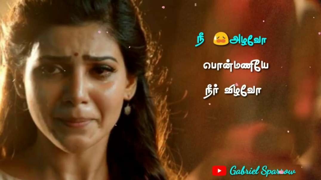 Whatsapp Status in Tamil |  Maalai karukkalil song sad status video