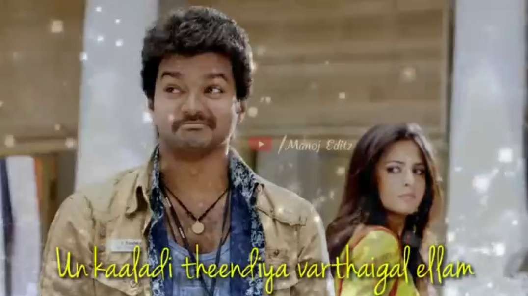 tamil love song lyrics for whatsapp status || Vijay Tamil whatsapp status