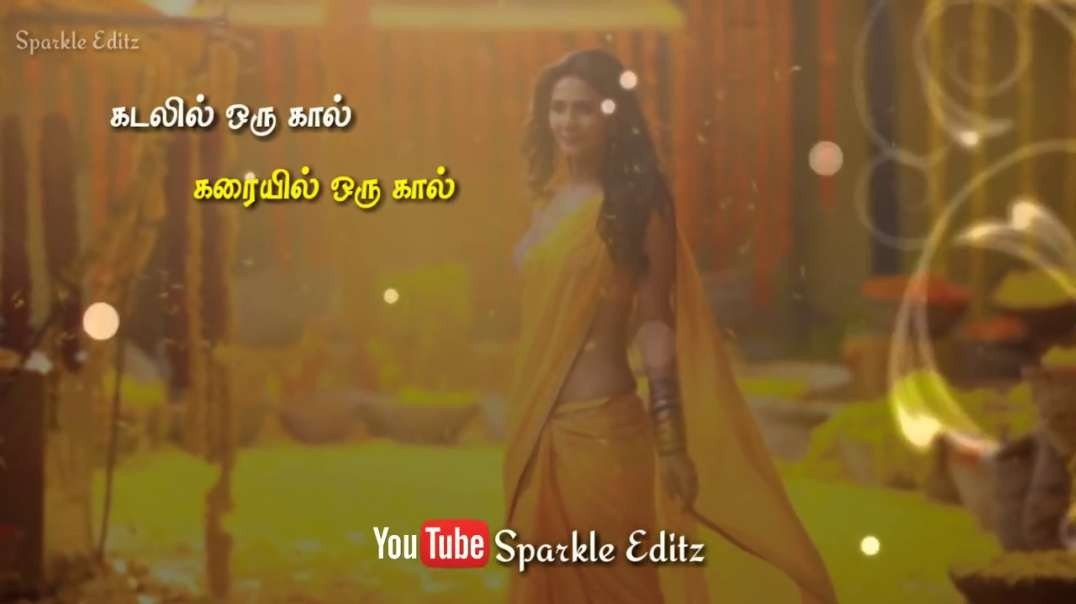 Mazhayin Saaralil Song | Female Love Tamil Whatsapp Status | Lyrical Video