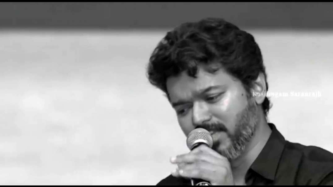 Thalapathy Vijay &amp;amp; Sangeetha Cute Romance on Stage - Raja Raja Chozhan Naan