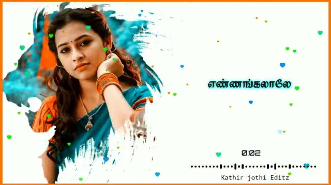 Kadhal siragai  | kaattrinil virithu vaana | veethil parakkava |  Tamil love song whatsapp