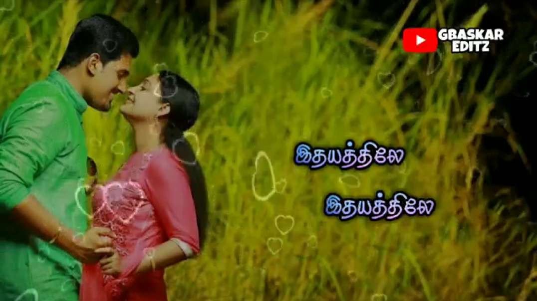 Tamil WhatsApp status lyrics | Entha kaatril Aalavaliyil Song | tamil video status