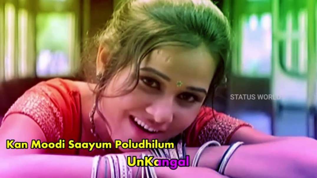 Unnai ninaikave nodigal pothumey song status | love whatsapp status tamil