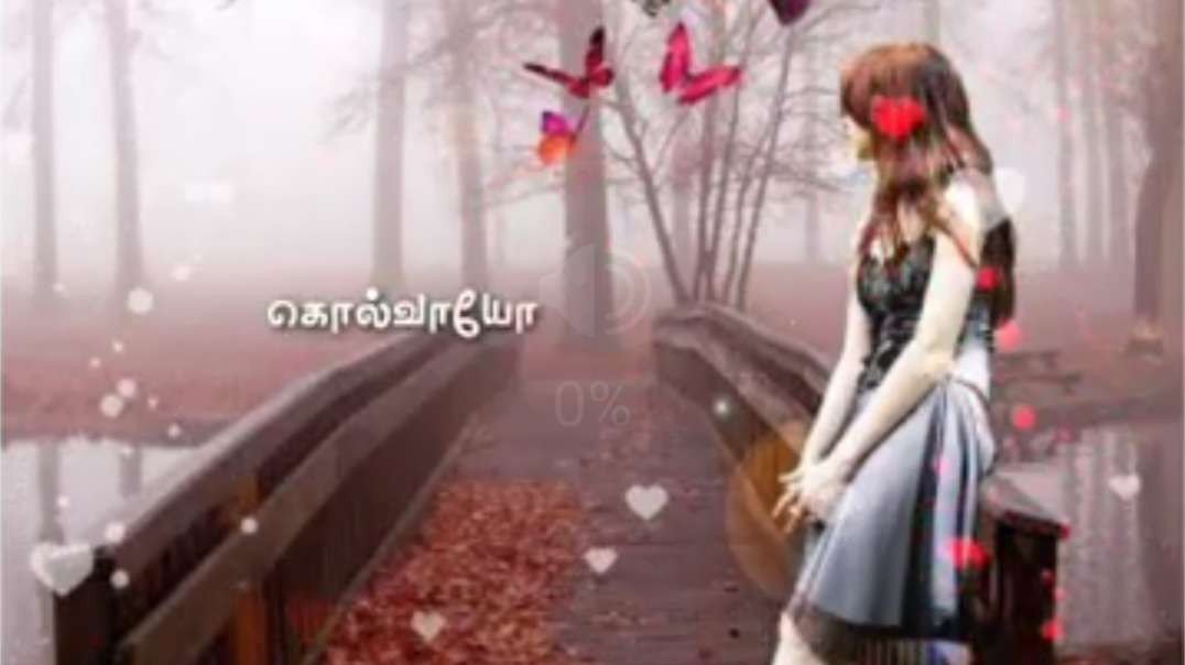 Kadhal Vanthum Sollamal Song Girls Feeling Whatsapp Song || Tamil love whatsapp Status