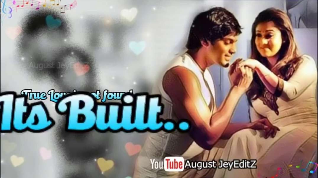 Raja Rani bgm | Made for each other | cute love whatsapp status download tamil HD